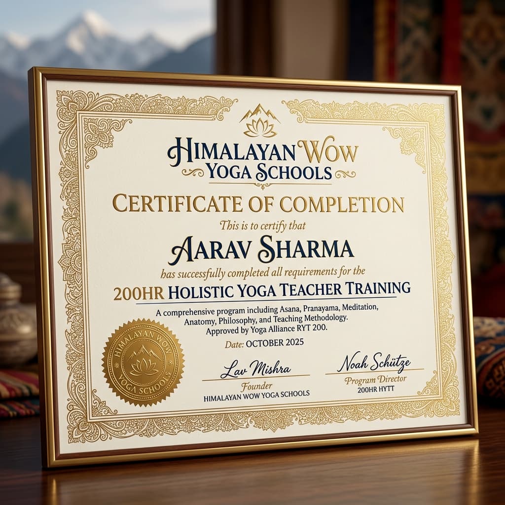 Aarav Sharma's Certificate